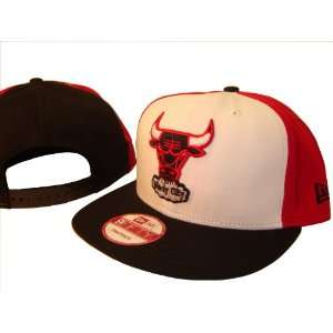   New Era 9Fifty Black Red & White Adjustable Snap Back Baseball Cap Hat