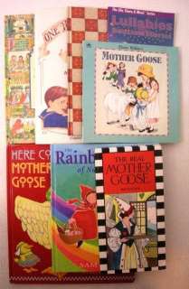 Lot 8 Mother Goose Nursery Rhymes Story Picture Books  