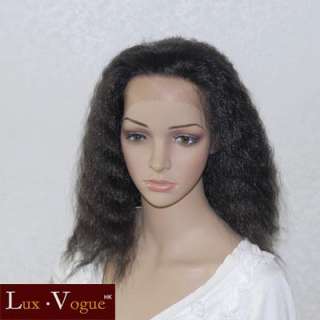 Handsewn Synthetic FULL LACE FRONT Kinky Wigs 9118#1B  