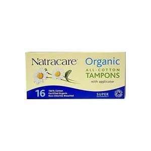  Natracare   ORG SUPER TAMPONS 16 ct   1 BX Health 