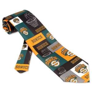   Block and Play Polyester Tie by NBA in Multicolor