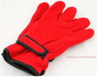 Pair Womens Ladies Winter Fleece Gloves Thermal Insulation 5 