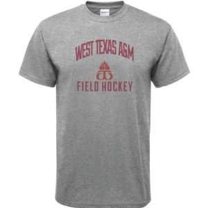 West Texas A&M Buffaloes Sport Grey Varsity Washed Field Hockey Arch T 