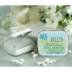 Wedding Favors Blue Green Flowering Branches Design Personalized 