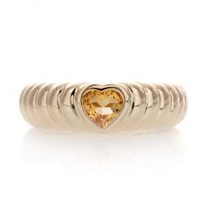   Tiffany Co. Friendship 18k Yellow Gold Citrine Ring Tiffany & Co