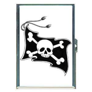  Pirate Jolly Roger Skull Flag ID Holder, Cigarette Case or 