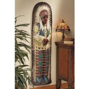  Xoticbrands 47 American Indian Chief Wall Sculpture 