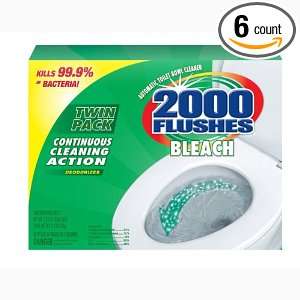 com 2000 Flushes Chlorine Antibacterial Automatic Toilet Bowl Cleaner 