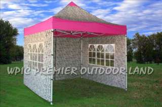 10x10 Pop Up Canopy Party Tent Gazebo Zebra Pink 1  
