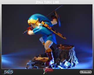 The Legend of Zelda Zora Tunic Link 10 Statue  