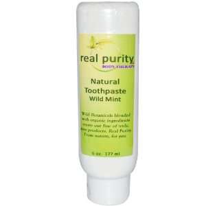   Natural Toothpaste, Wild Mint, 6 oz (177 ml)