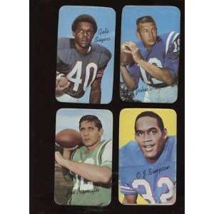  1970 Topps Super Football Complete Set VG/EXMT   NFL 