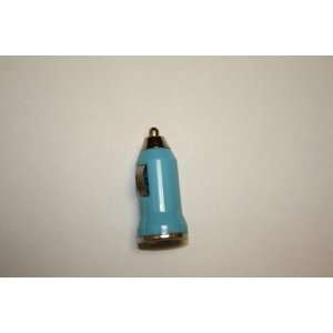  One Port USB Car Charger for Ipod Iphone   Blue 