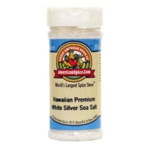Hawaiian Premium White Silver Sea Salt   Stove, 8 oz  