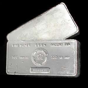  100 oz Royal Canadian Mint RCM Silver Bar .999 Fine (Old 