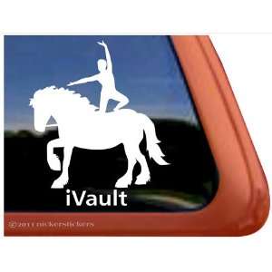  iVault Equestrian Vaulting Horse Trailer Vinyl Window 