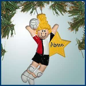 Personalized Christmas Ornaments   Volleyball Girl w 