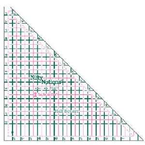  5551 RU HALF SQUARE RULER BY CUT FOR THE CURE Arts 