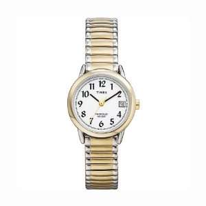  Ladies Two Tone Timex Watch With Indiglo Light Health 