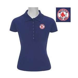   Red Sox Womens Remarkable Polo   Navy Extra Large