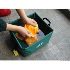  15l foldable camping basin water sink dog bowl Sports 