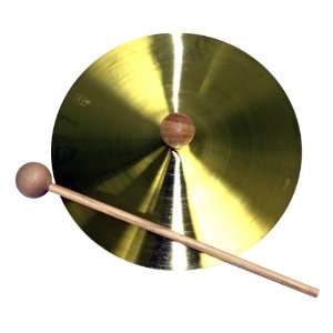  7 Brass Single Cymbal with Mallet Musical Instruments