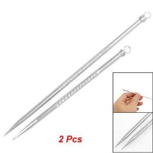   2Pcs Stainless Steel Blackhead Acne Removal Needle Tool Beauty