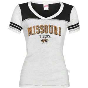  Missouri Tigers Womens Football Jersey Burnout T Shirt 