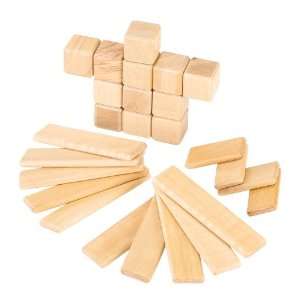  Tegu Discovery Wooden Blocks, Set of 26 in 3 Shapes Toys 