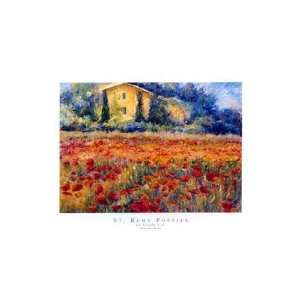  St.Remy Poppies Poster Print